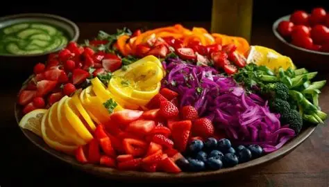 RAINBOW EATING HELPS MEET DAILY NUTRIENT NEEDS